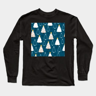 Christmas tree in different styles Long Sleeve T-Shirt